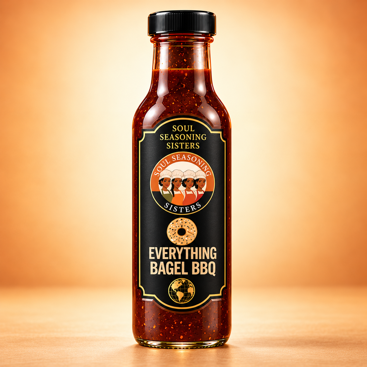Everything Bagel BBQ Sauce bottle