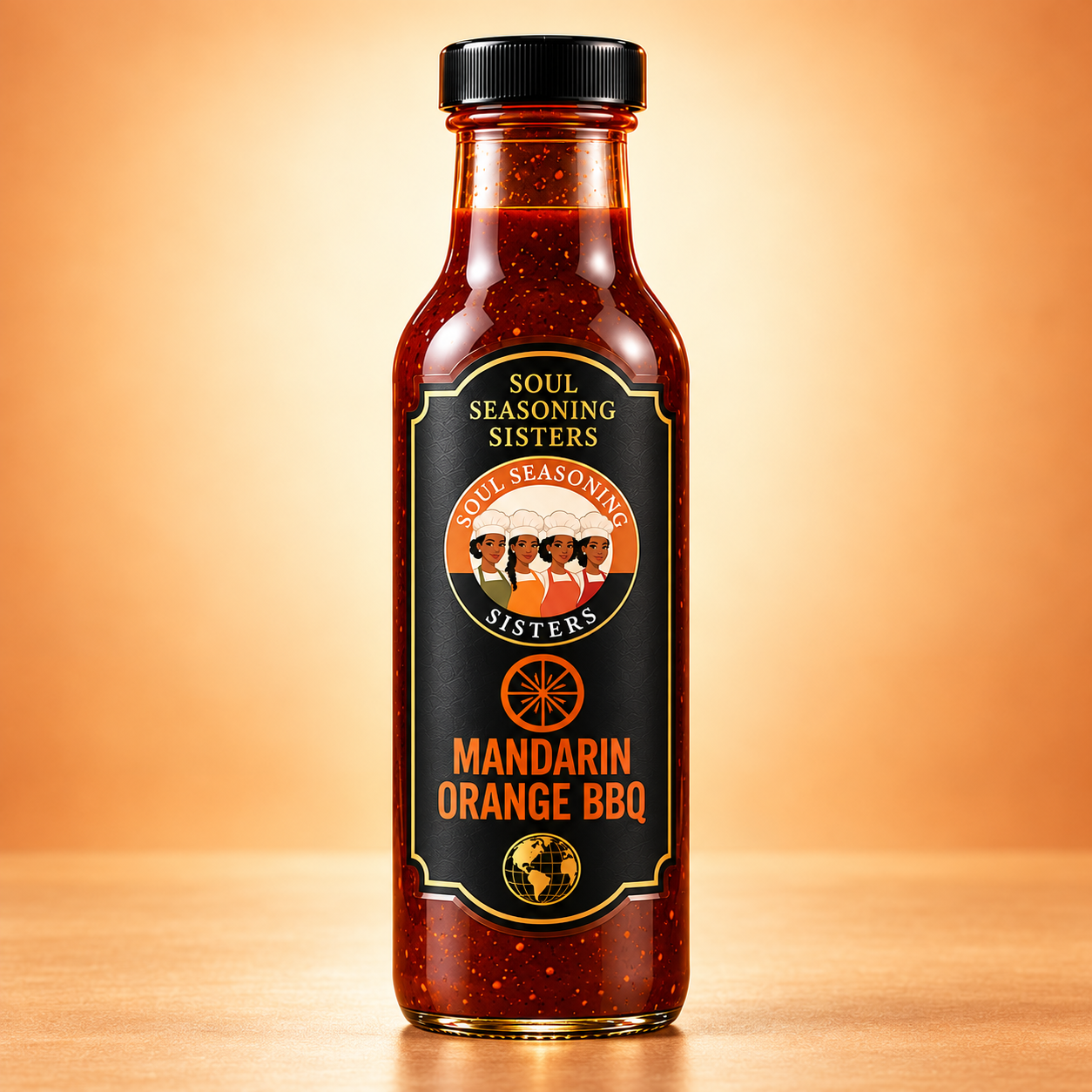 Mandarin Orange BBQ Sauce bottle